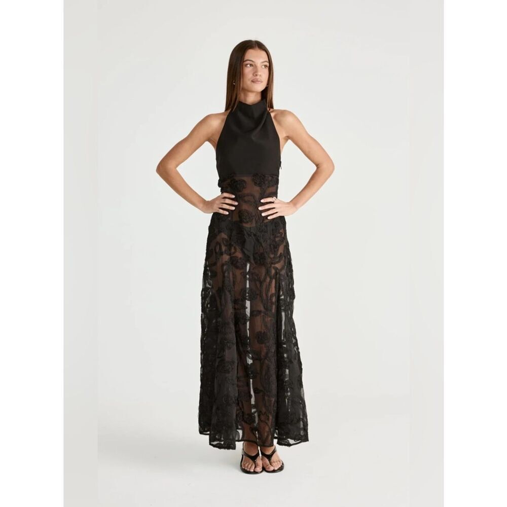 Charcoal Serendipity Maxi Dress (Black)